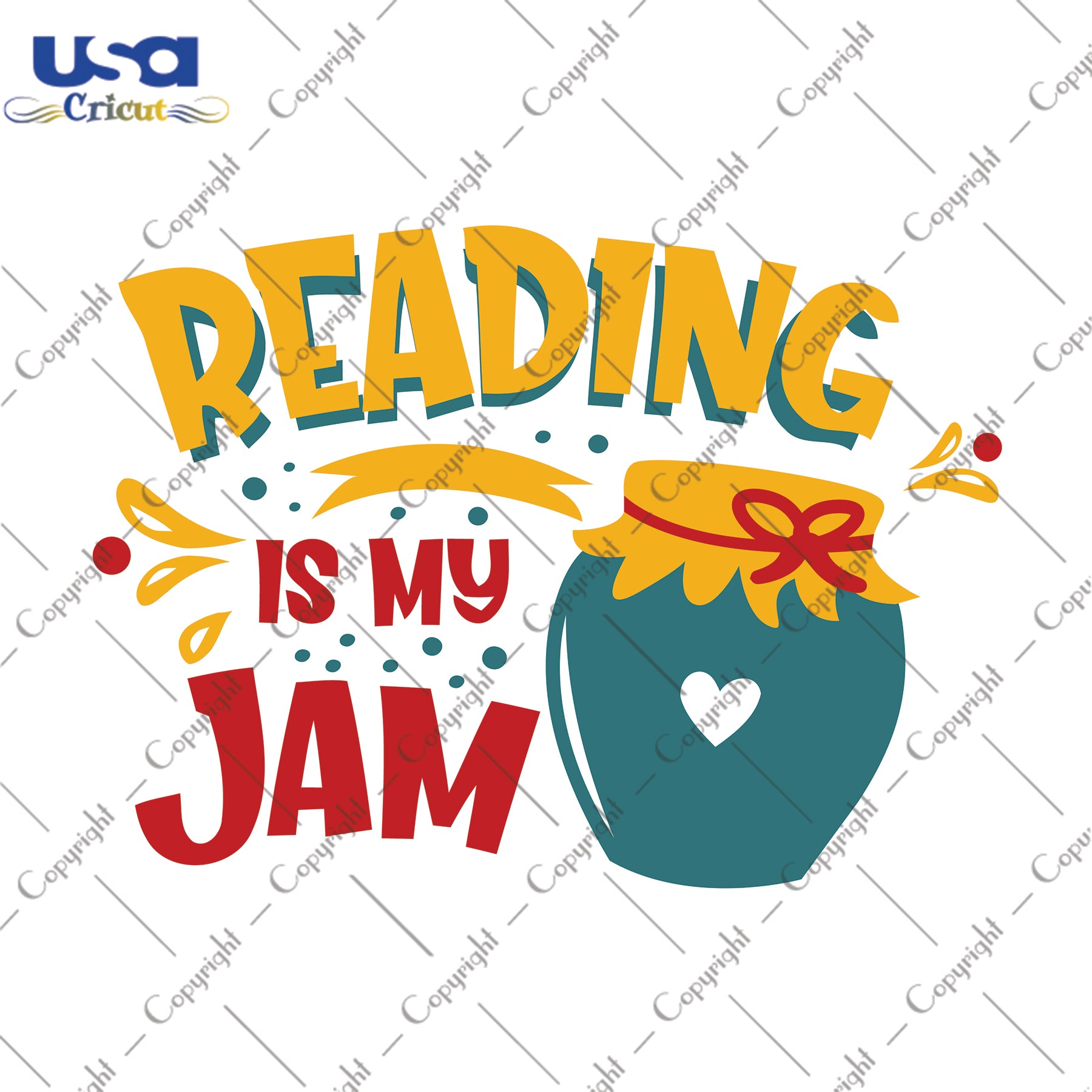 Reading Is My Jam Trending Gifts, Shirt For Book Lover Svg File Diy Crafts Svg Files For Cricut, Silhouette Sublimation Files - USA Cricut