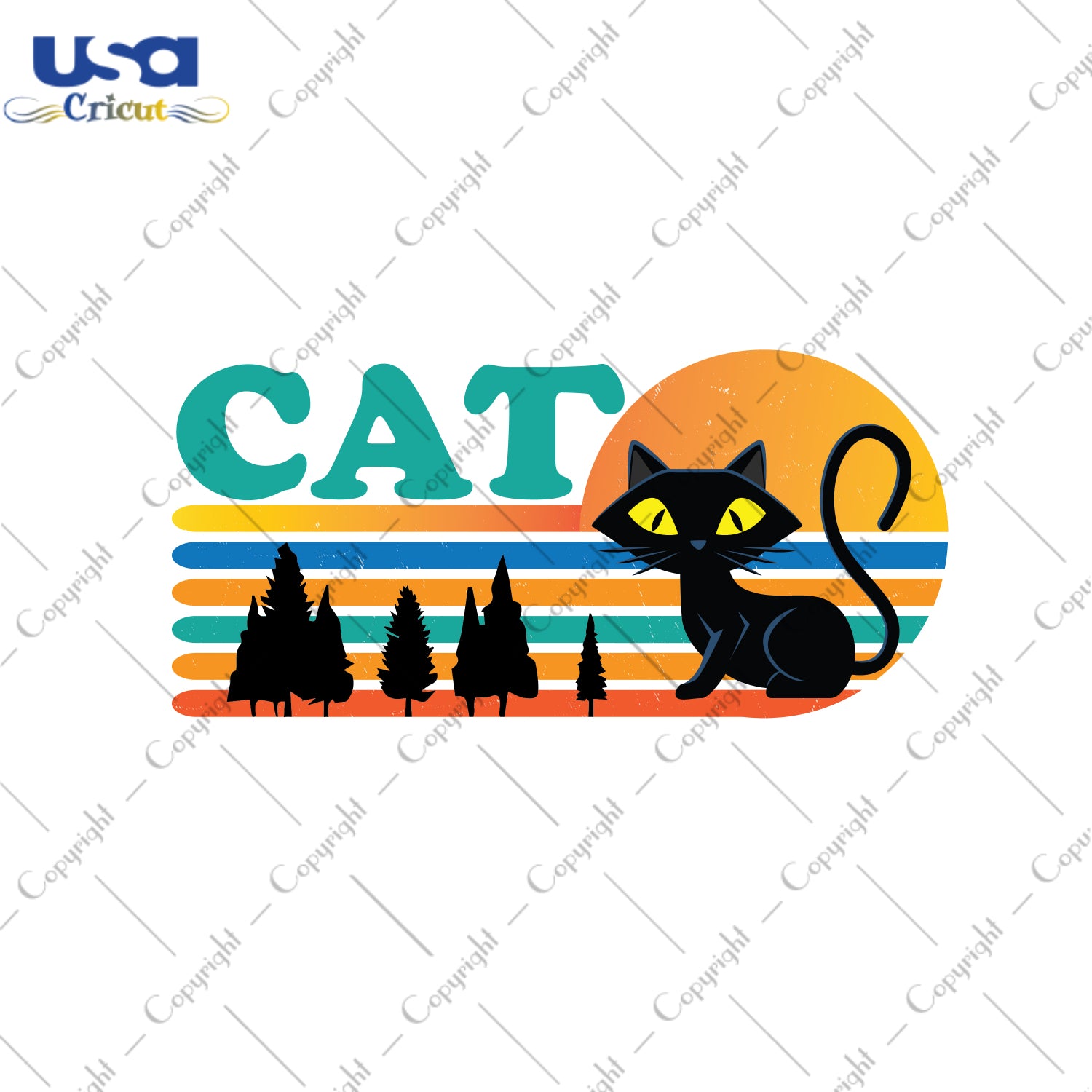 Cat Black Cat Trending Gifts, Shirt For Cat Lover Svg File Diy Crafts Svg Files For Cricut, Silhouette Sublimation Files - USA Cricut