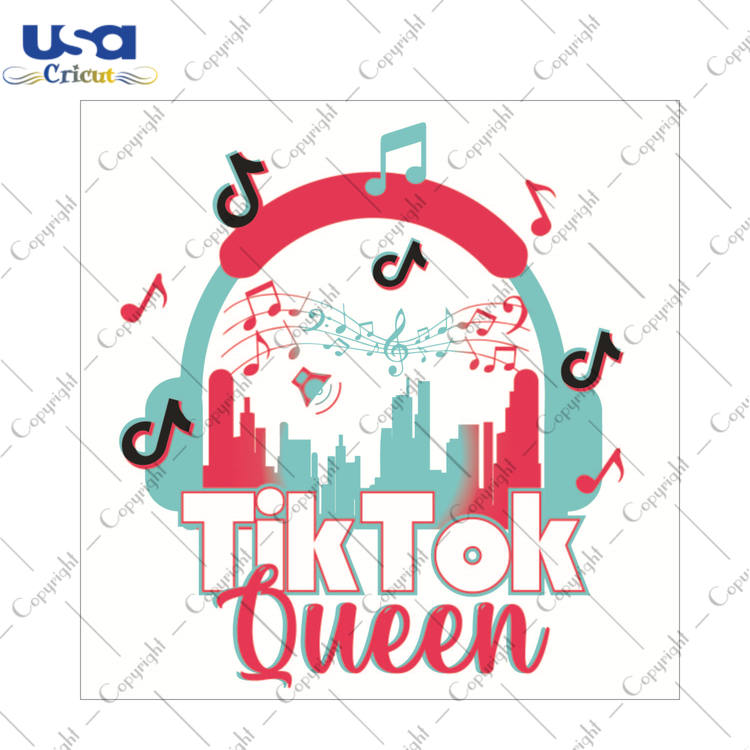 Tik Tok Gift, Tik Tok Queen Design Diy Crafts Svg Files For Cricut, Silhouette Sublimation Files