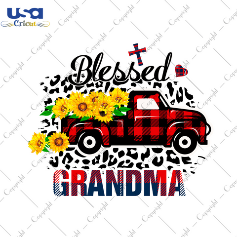 Blessed Grandma Thanksgiving Gift Diy Crafts Svg Files For Cricut, Silhouette Sublimation Files - USA Cricut