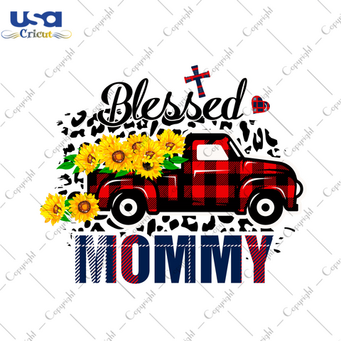 Blessed Mommy Thanksgiving Gift Diy Crafts Svg Files For Cricut, Silhouette Sublimation Files - USA Cricut