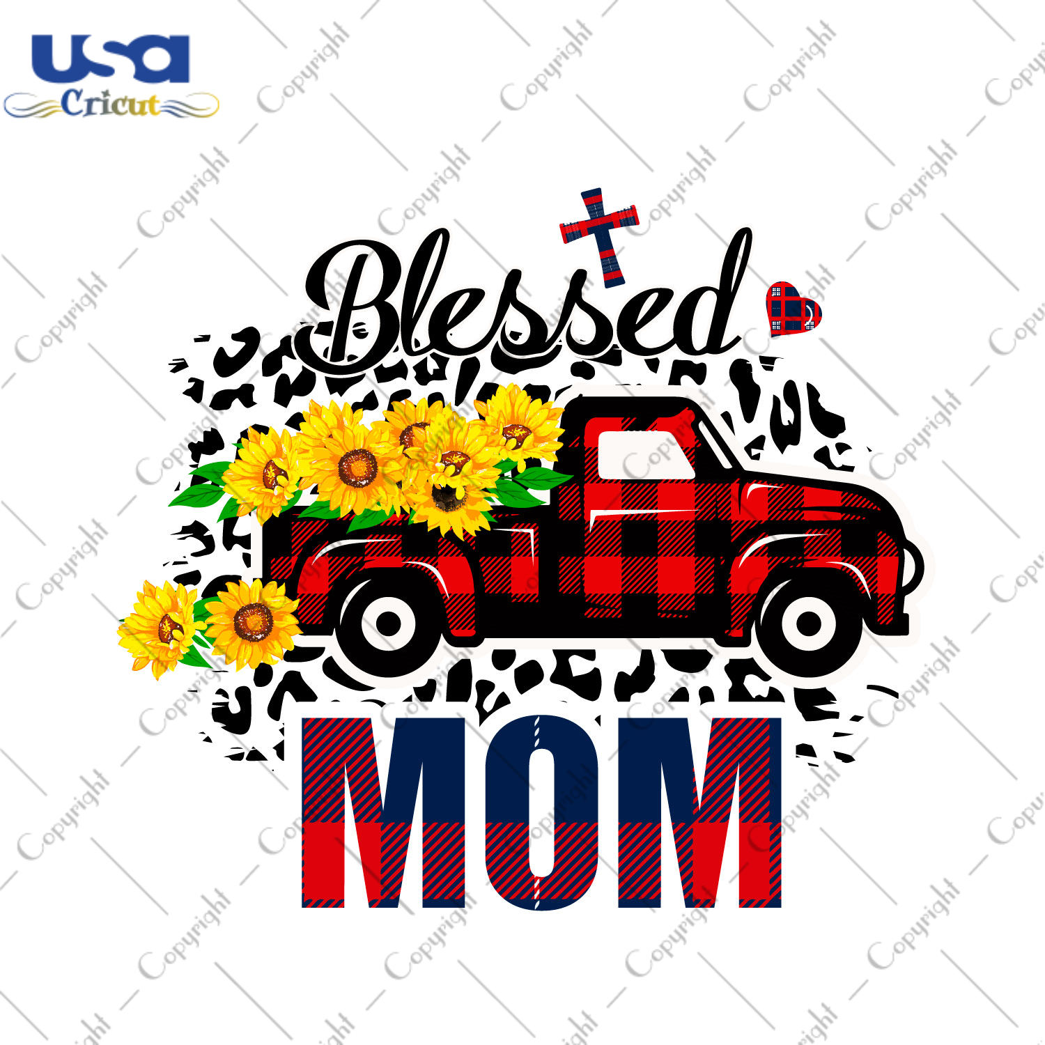 Blessed Mom Thanksgiving Gift Diy Crafts Svg Files For Cricut, Silhouette Sublimation Files - USA Cricut