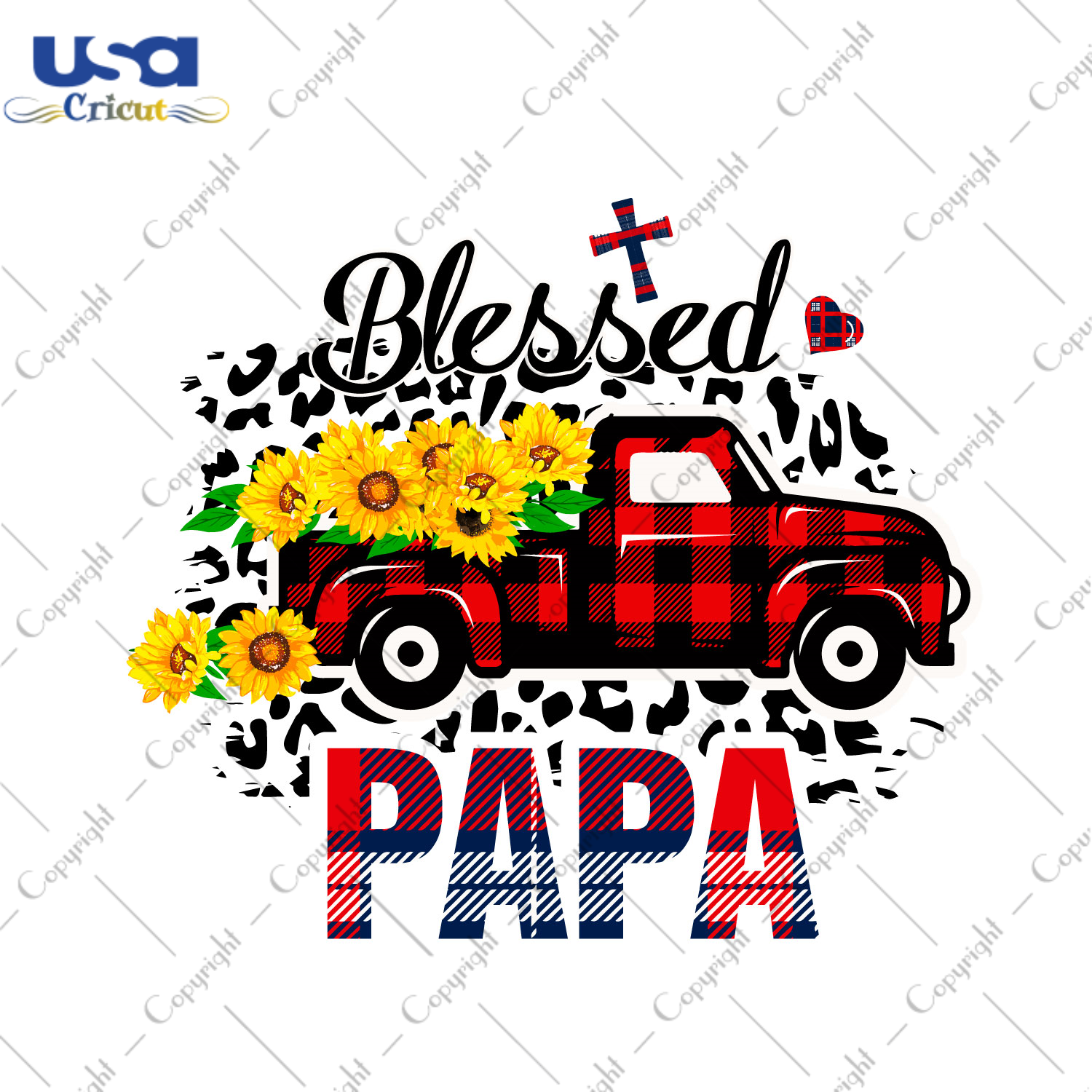 Blessed Papa Thanksgiving Gift Diy Crafts Svg Files For Cricut, Silhouette Sublimation Files - USA Cricut