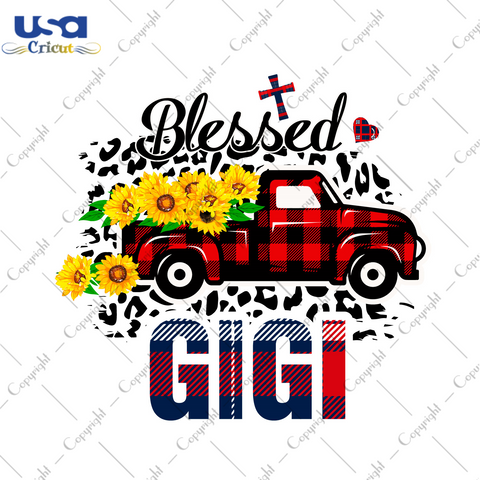 Blessed Gigi Thanksgiving Gift Diy Crafts Svg Files For Cricut, Silhouette Sublimation Files - USA Cricut