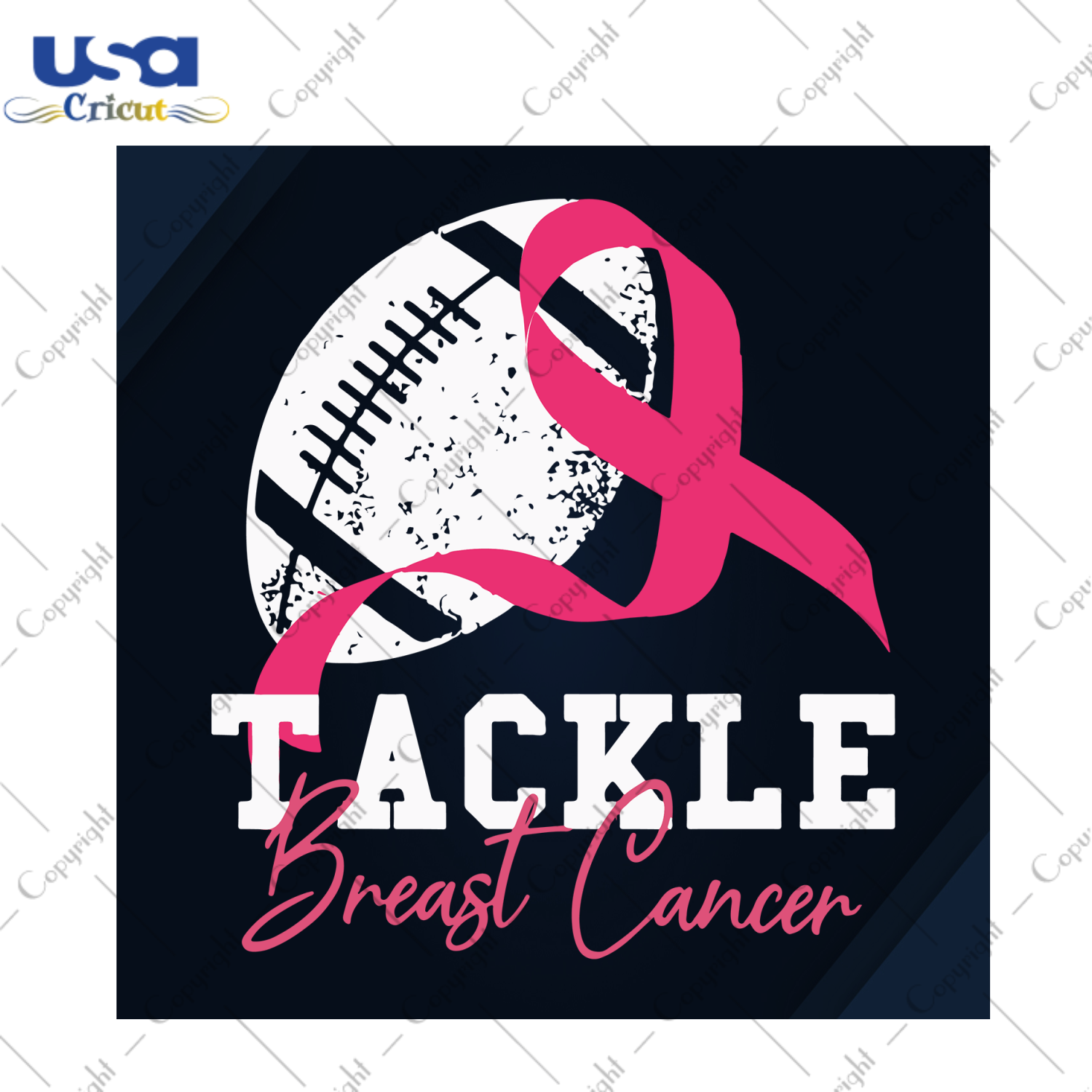 Tackle Breast Cancer Gift Diy Crafts Svg Files For Cricut, Silhouette Sublimation Files