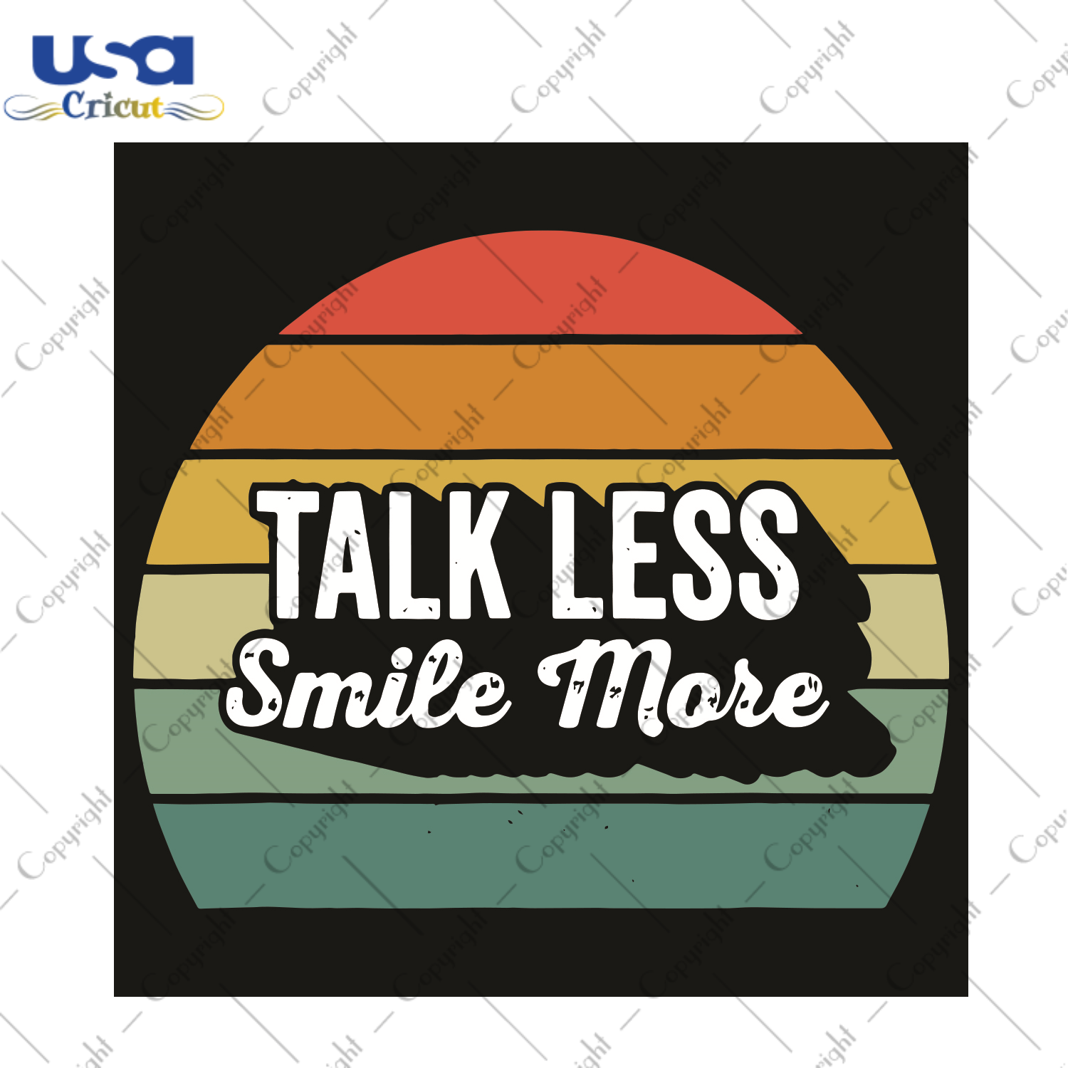 Talk Less Smile More Trending Gift Diy Crafts Svg Files For Cricut, Silhouette Sublimation Files