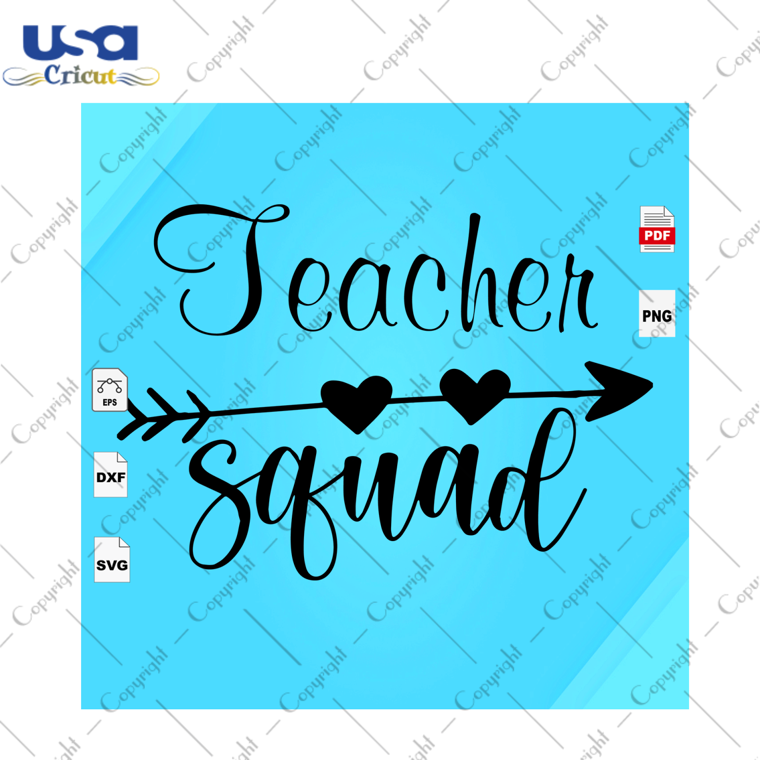 Teacher Squad, Teachers Day Svg, Teacher Gift Svg, Gift For Teachers, Teacher Tee, Teacher Appreciation Svg, Best Teacher Ever, Teacher Cricut, Teacher Silhouette, Teacher Cut Files, Funny Te