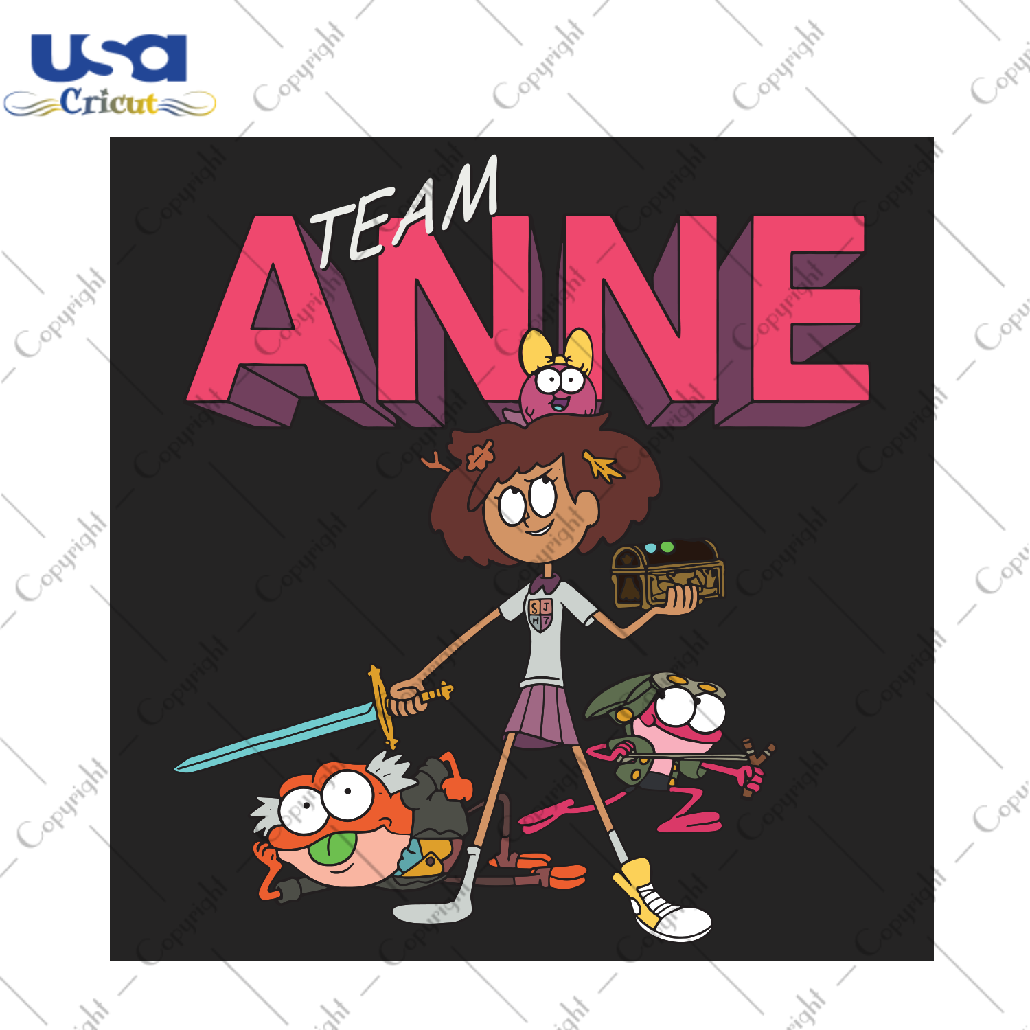 Team Anne Trending Gift Diy Crafts Svg Files For Cricut, Silhouette Sublimation Files