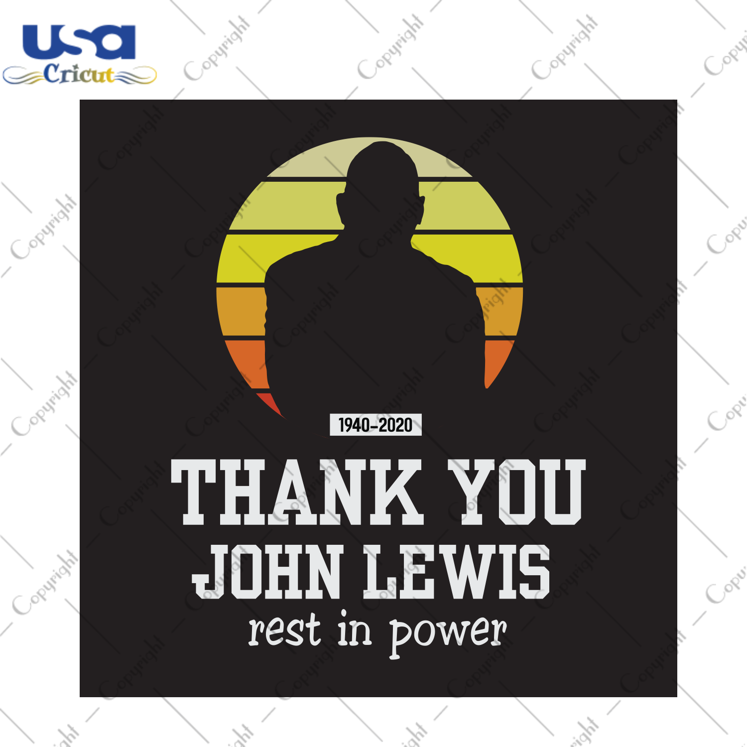 Thank you John Lewis rest in power Trending Gift Diy Crafts Svg Files For Cricut, Silhouette Sublimation Files