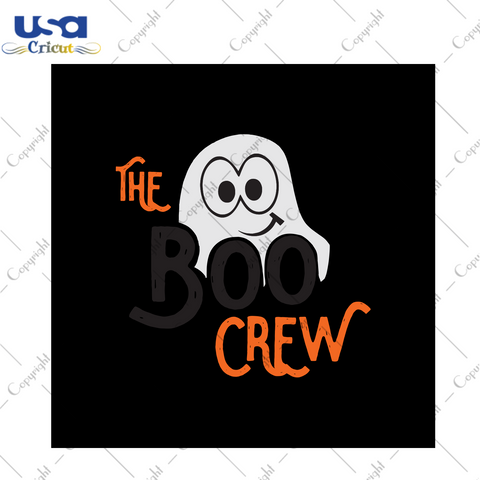 The Boo Crew, Halloween Svg, Scary Halloween, Halloween Funny Party, Boo svg, Cute Boo, gift for kids, ghost svg, digital file, vinyl for cricut, svg cut files, svg clipart, silhouette svg, c