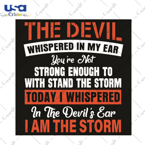 The Devil Whispered In My Ear Trending Gift Diy Crafts Svg Files For Cricut, Silhouette Sublimation Files