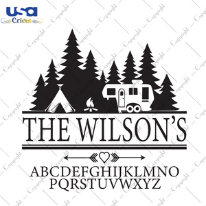 The Wilsons Family Camping, Trending Svg, Camping Svg, Family Camping, Camping Lovers, Camper Svg, Camping Gifts, Camping Day Svg, Camping Party, Funny Camping Svg, Family Gift, Digital File 