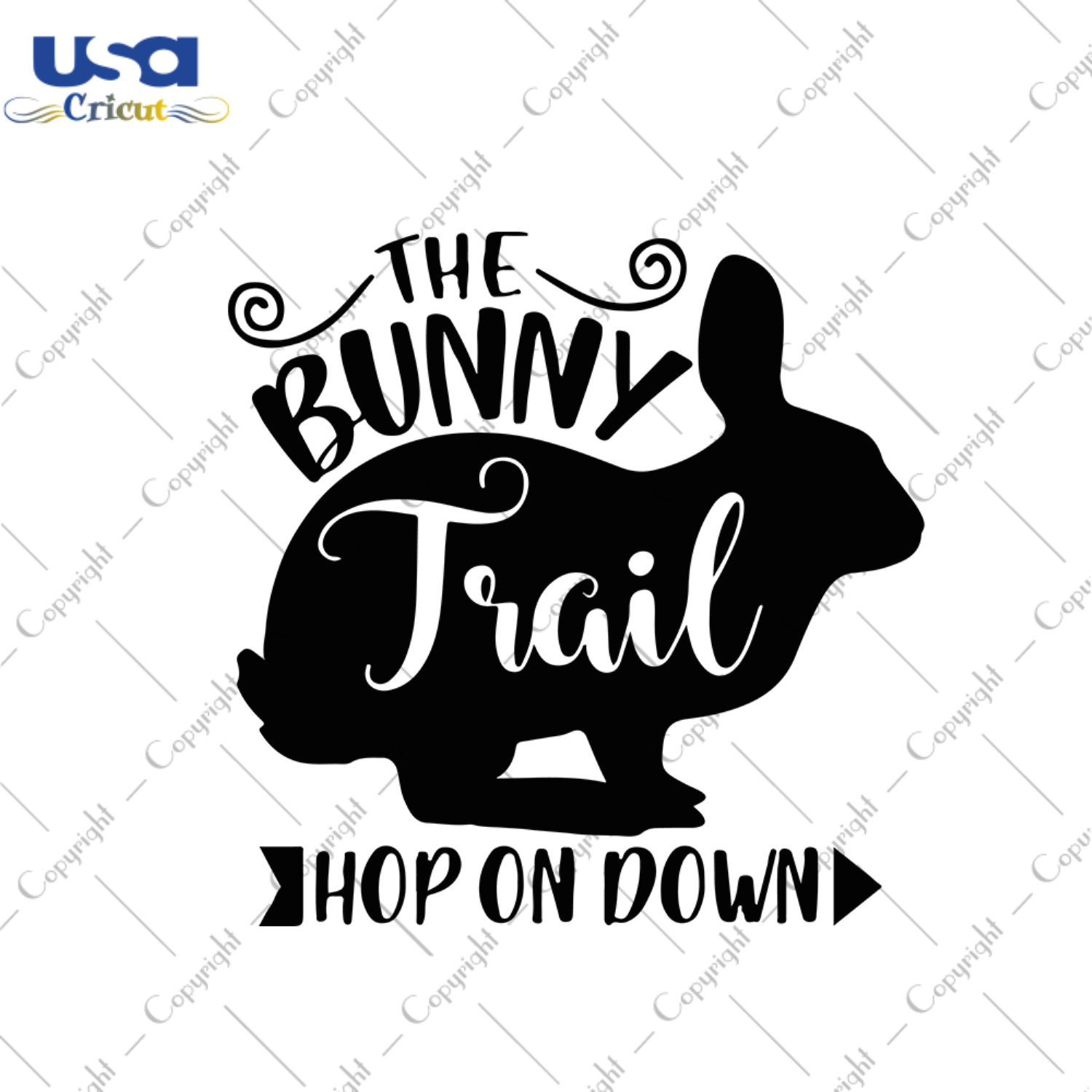 The Bunny Trail Hop In Down Svg, Easter Svg, Easter Day Gift, He Is Risen Christian Quotes Diy Crafts Svg Files For Cricut, Silhouette Sublimation Files