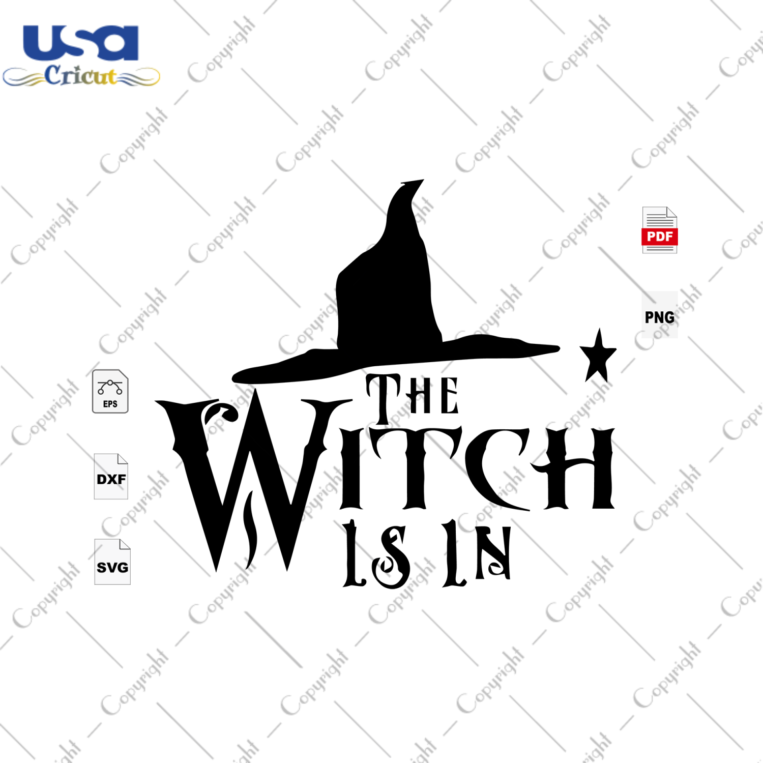 The witch is in, Witches svg, Witch vector, Witch quotes, Witch saying, Witch shirt svg, Witch gift svg, Halloween Shirt, Scary Halloween, Halloween svg, Halloween vector clipart, Halloween g