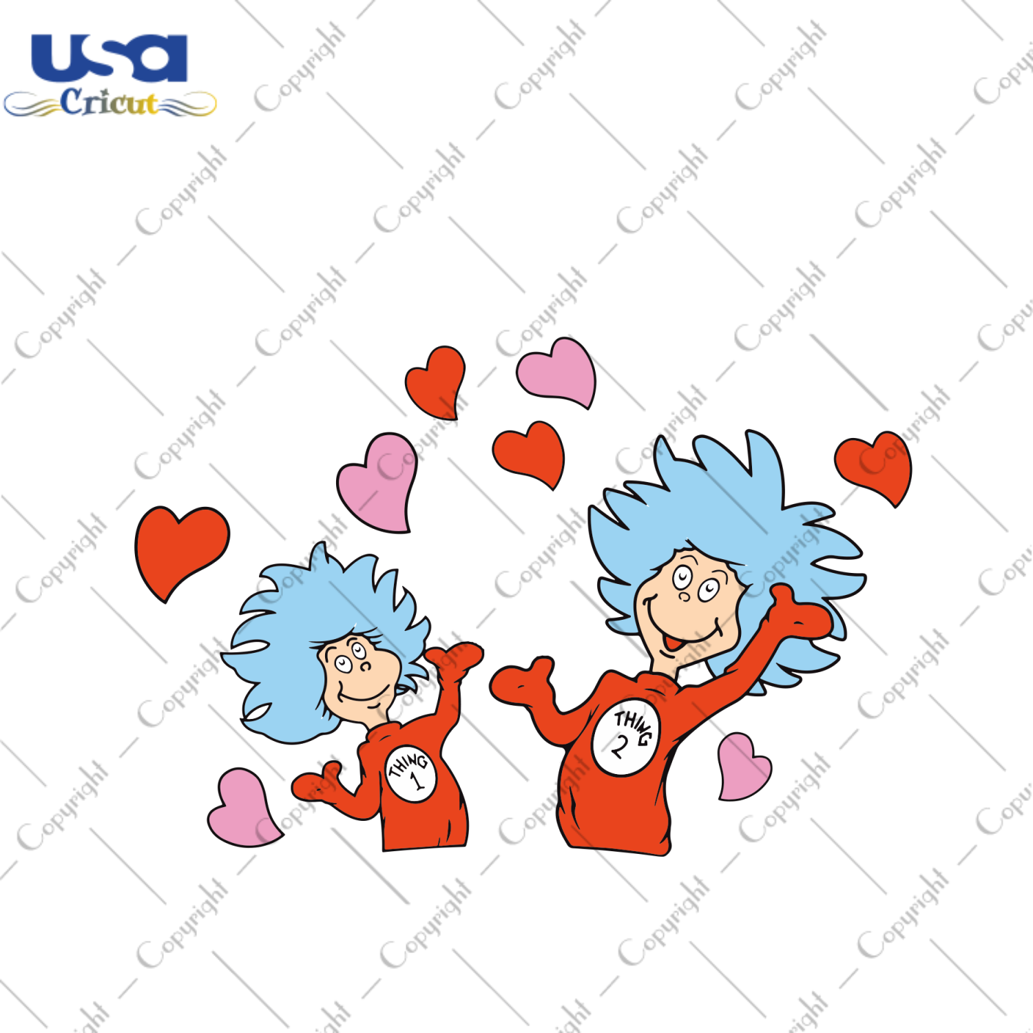 Thing 1 Thing 2 Valentine Svg, Valentine Svg, Dr Seuss Svg, Thing 1 Thing 2 Svg, Dr Seuss Gifts, Dr Seuss Valentine Svg, Valentine Gifts, Valentine Shirt, Happy Valentines Day, Valentines Hearts Svg, Digital File, Svg Cut Files, Svg Clipart