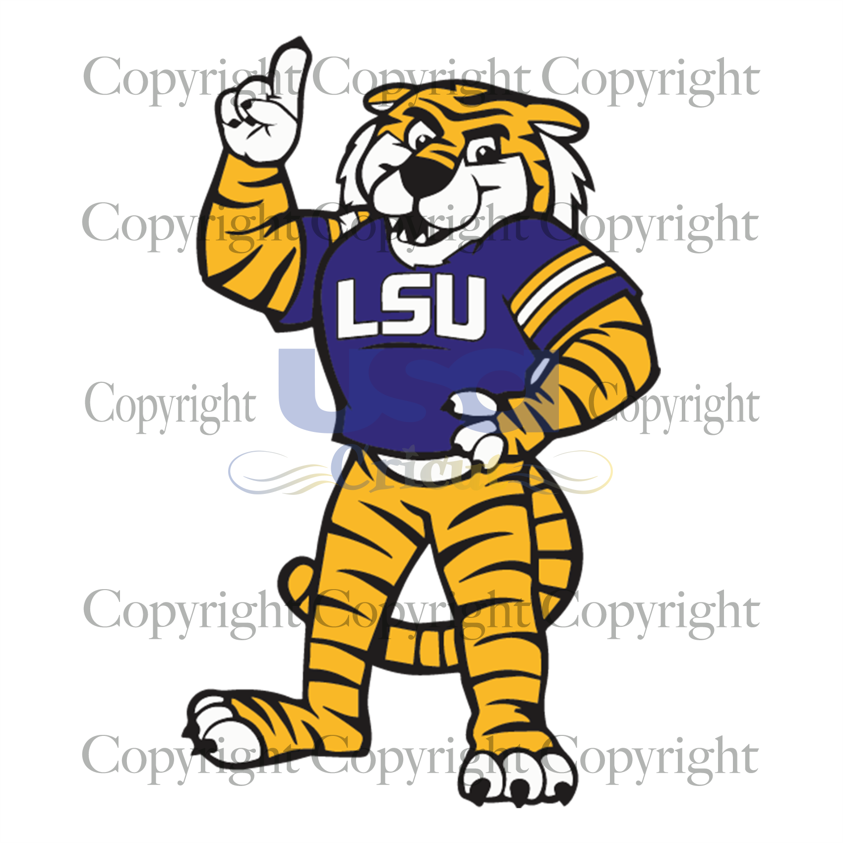 Tigers Mascot Svg, LSU Tigers vector, Football Mascot Svg, Tigers Pride Svg, SVG files for cricut Instant Download Version - USA Cricut