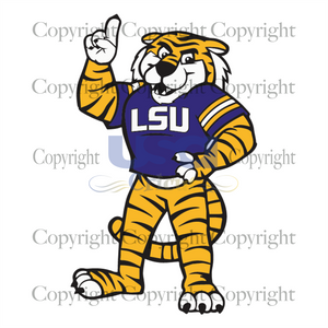 Tigers Mascot Svg, LSU Tigers vector, Football Mascot Svg, Tigers Pride Svg, SVG files for cricut Instant Download Version - USA Cricut