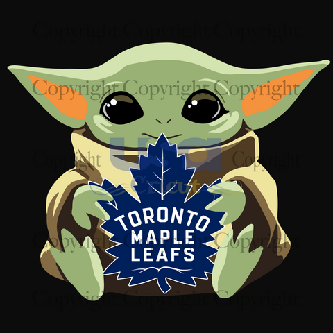 Toronto Maple Leafs Baby Yoda, NHL, Baby Yoda, Toronto Maple Leafs Svg, SVG files for cricut Instant Download Version - USA Cricut