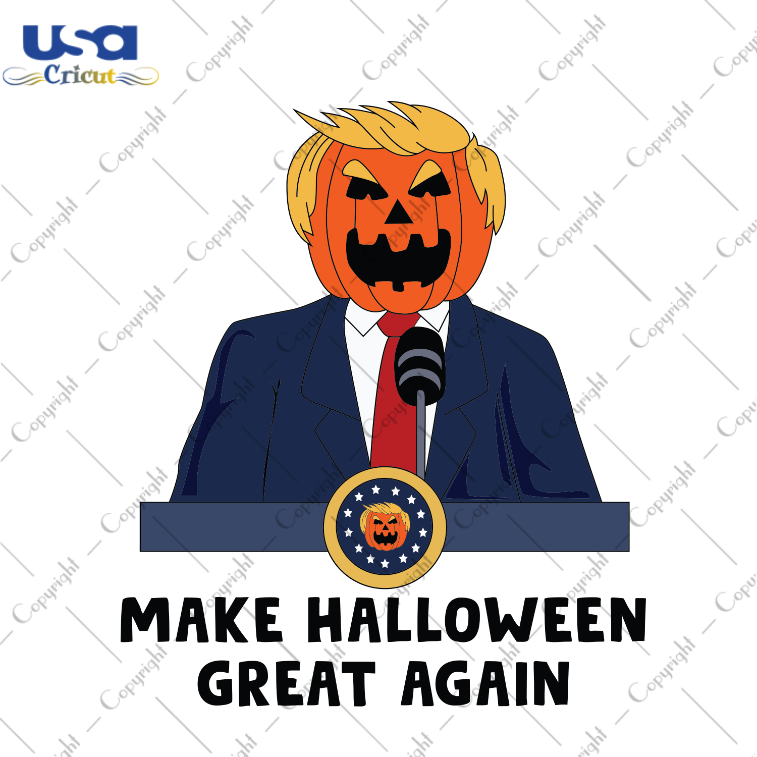 Trumpkin Make Halloween Great Again, Halloween Svg, Halloween Trump Svg, Donald Trump, Trump Svg, Funny Trump, American President Svg, Scary Halloween, Halloween Party, Funny Halloween Shirt 