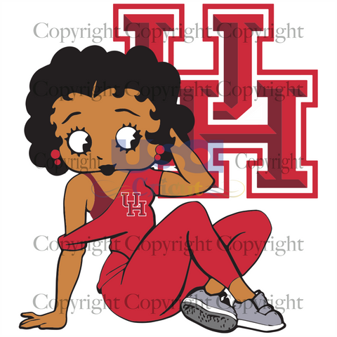 UH Betty Boop, Sport Svg, Basketball Svg, Betty Boop Svg, Diy Crafts SVG Files For Cricut Instant Download File - USA Cricut