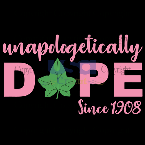 Unapologetically Dope, Black Sorority Svg, Black Girl Svg, HBCU Sorority, Printable Cricut & Silhouette Sublimation files Instant Download - USA Cricut