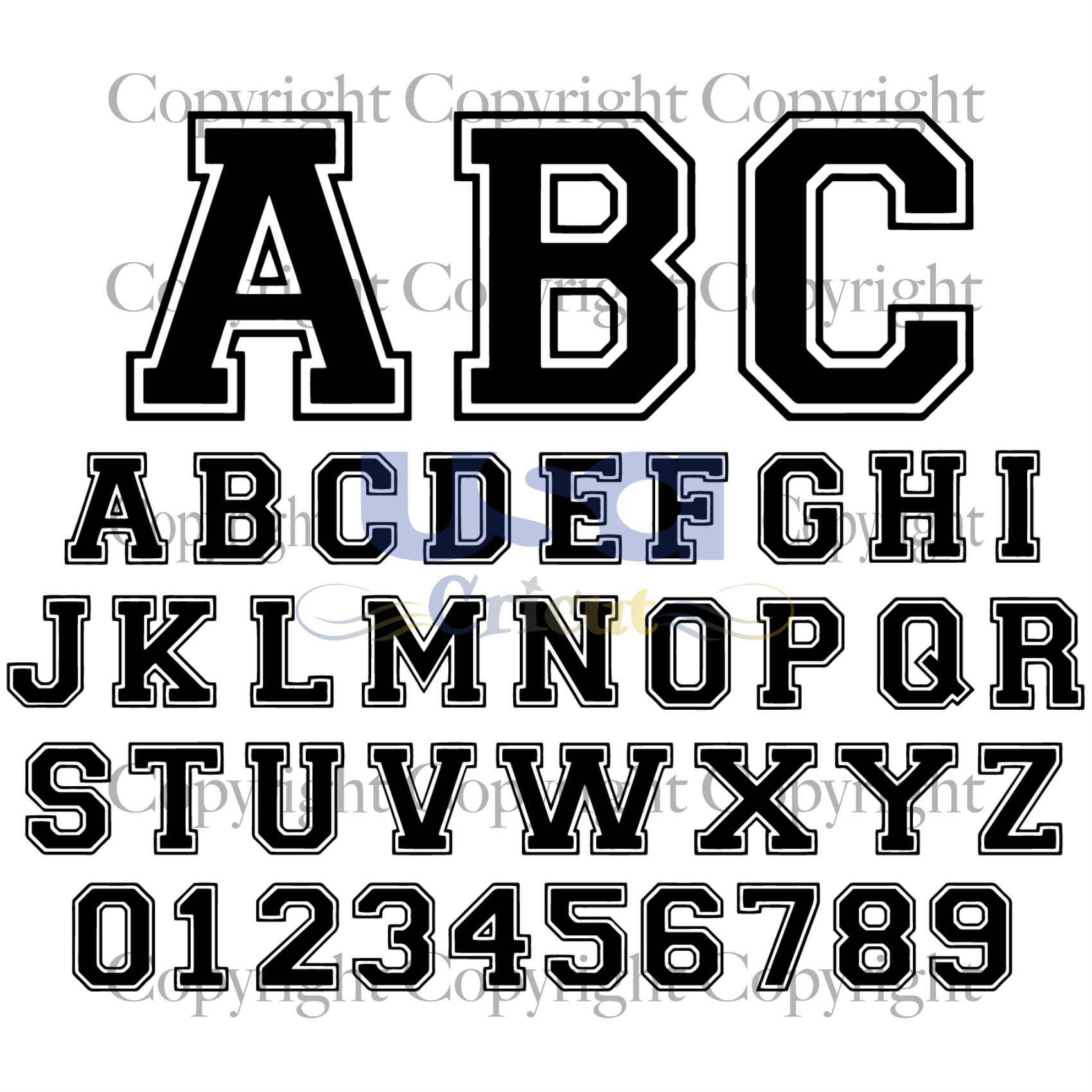 Varsity Font Svg, Trending Svg, College Font Svg, Sport Font Svg, Baseball Font Svg, Cricut & Silhouette Sublimation Instant Download File - USA Cricut