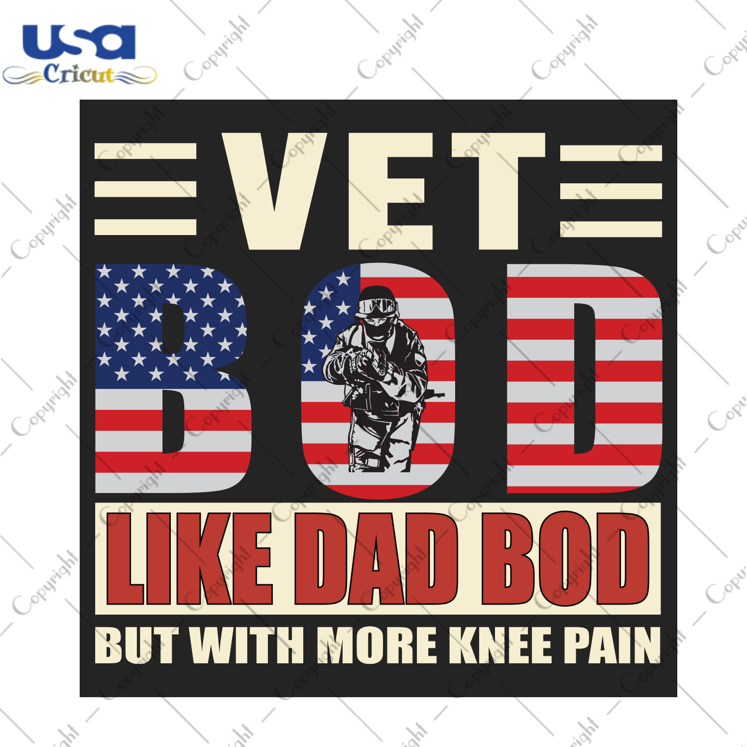 Vet bod like dad bod but with more knee pain Trending Gift Diy Crafts Svg Files For Cricut, Silhouette Sublimation Files