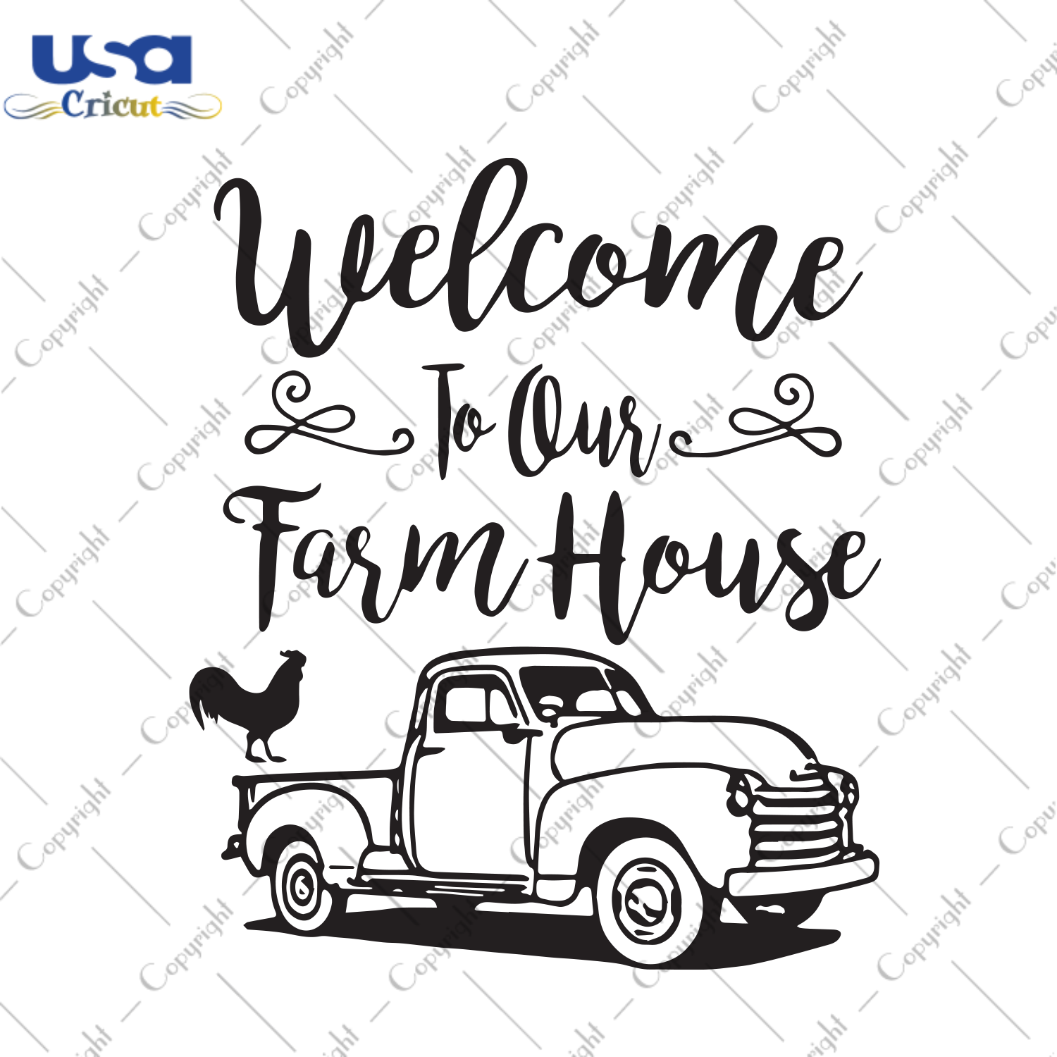 Welcome To Our Farmhouse, Trending Svg, Farmhouse Svg, Welcome Svg, Rustic Farm Shirt, Hen Chick Animal, Country House Svg, Chicken Svg, Chicken Shirt, Gift For Family, Shirt For Family, Digi