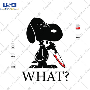 What, Snoopy Halloween Svg, Halloween Snoopy, Snoopy Cut File, Disney Halloween, funny Halloween Gift, Killer svg, Halloween Costume, Cosplay, Halloween Decor, Snoopy svg, Snoopy lover, Snoop