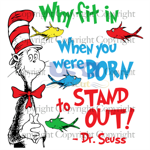 When You Were Born, Dr. Seuss Svg, Reading Festival, Dr. Seuss Fabric, Dr. Seuss Books, Diy Crafts SVG Files For Cricut, Silhouette Sublimation Files Shirt Design Ideas  Instant Download - US