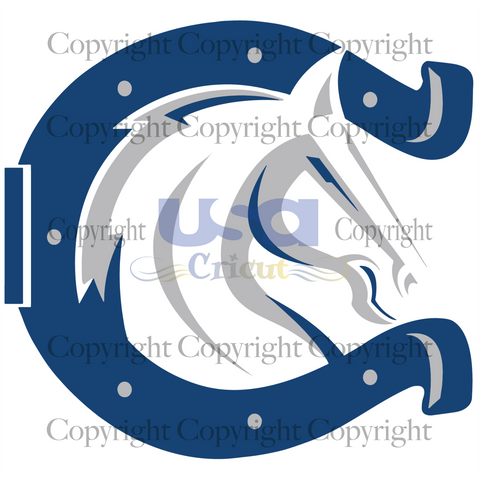 White Horse Colts Logo, Colts Logo Design, Indianapolis Colts Svg, Colts Football, Colts Shirt, NFL Gift Ideas, Printable Cricut & Silhouette Sublimation files Instant Download - USA Cricut