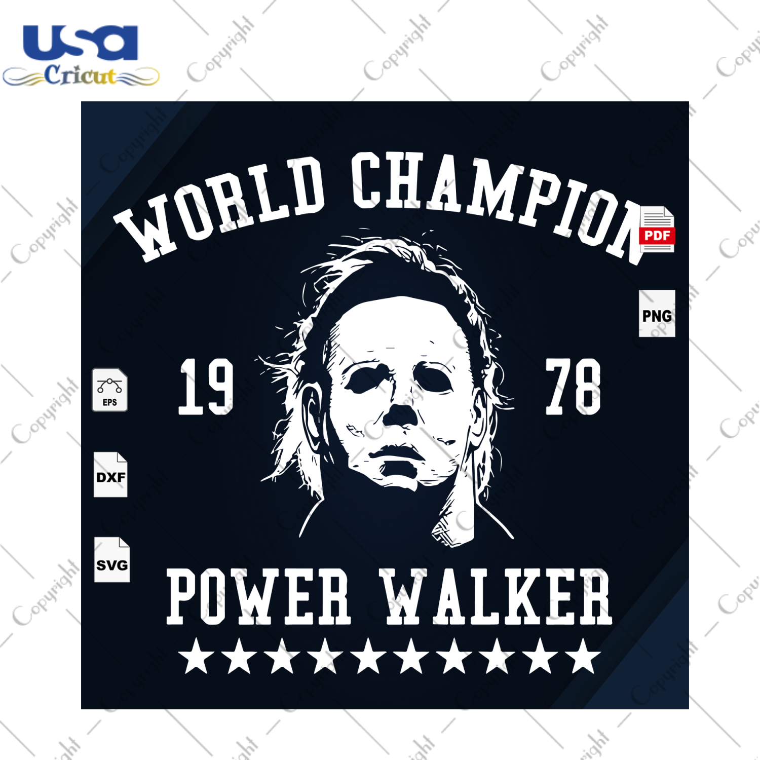 World Champion Power Walker 1980, Halloween Svg, Camping Svg, Champion 1980 Svg, Nightmare Svg, Happy Halloween, Halloween Gift, Halloween Shirt, Halloween Day, Camping Shirt, Camping Gift - 