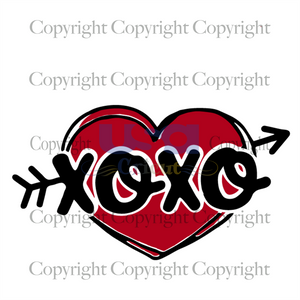 Xoxo Heart Svg, Valentine Svg, Diy Crafts SVG Files For Cricut, Silhouette Sublimation Files Shirt Design Ideas  Instant Download - USA Cricut