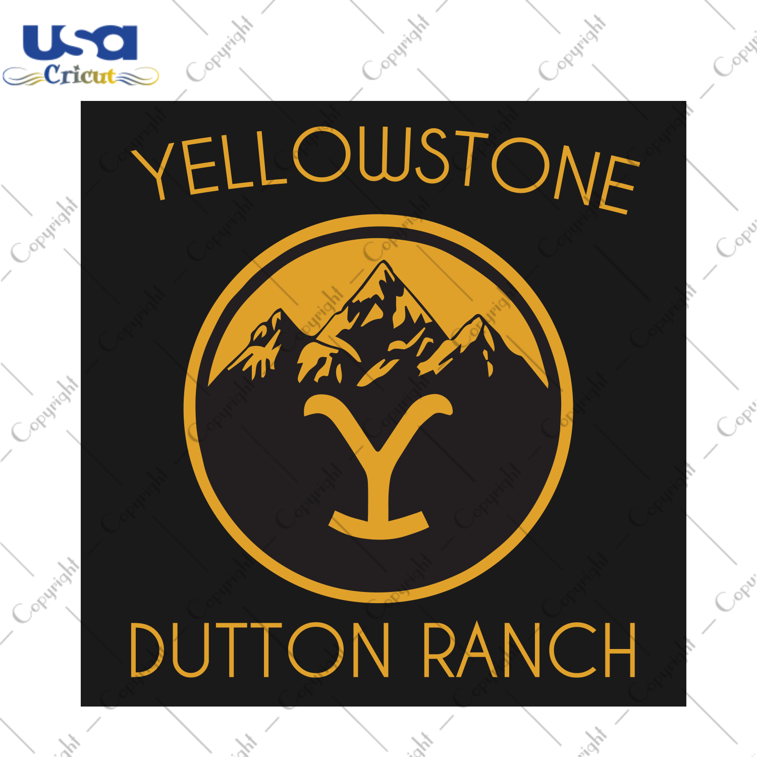 Yellowstone Dutton Ranch Trending Gift Diy Crafts Svg Files For Cricut, Silhouette Sublimation Files