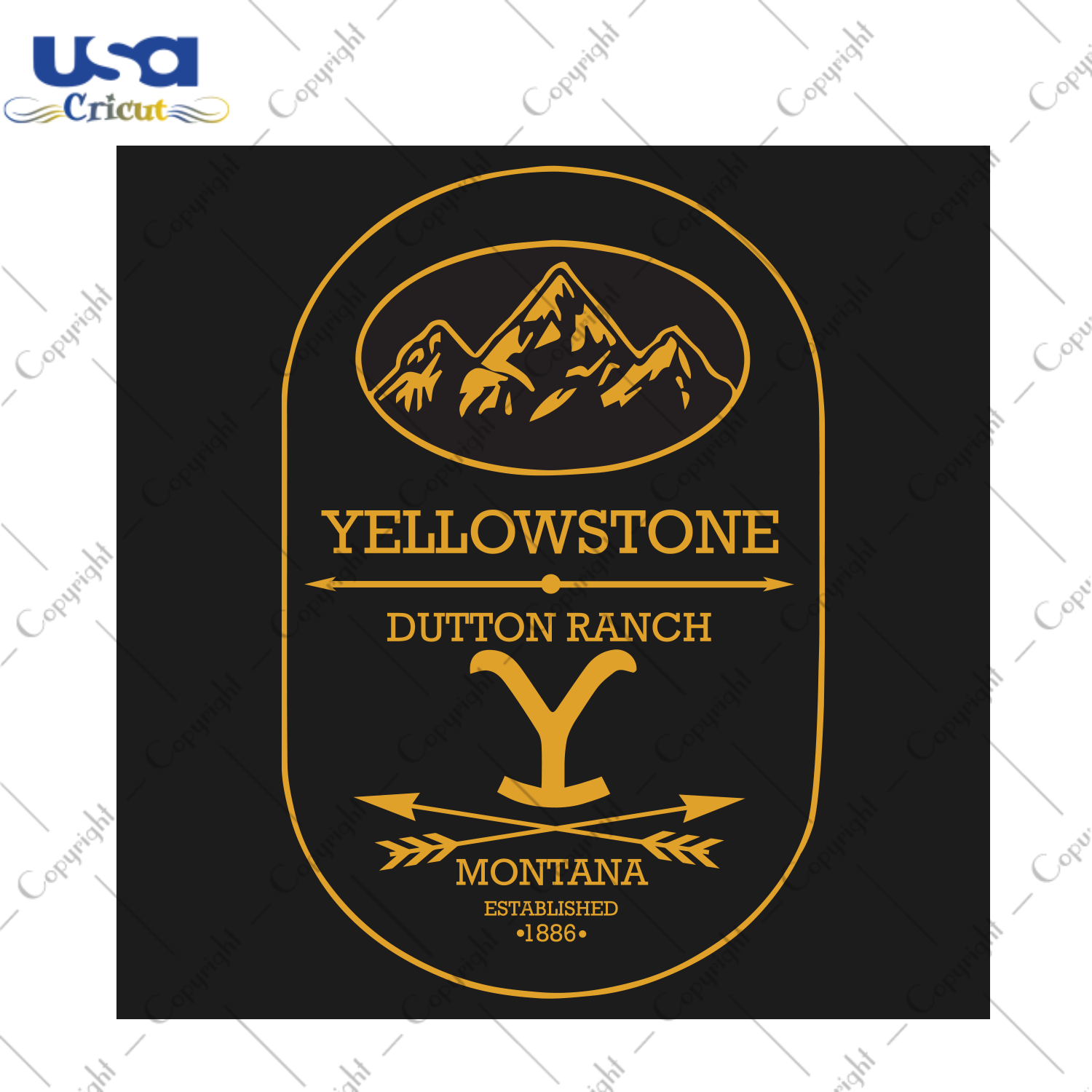 Yellowstone Dutton Ranch Trending Gift Diy Crafts Svg Files For Cricut, Silhouette Sublimation Files