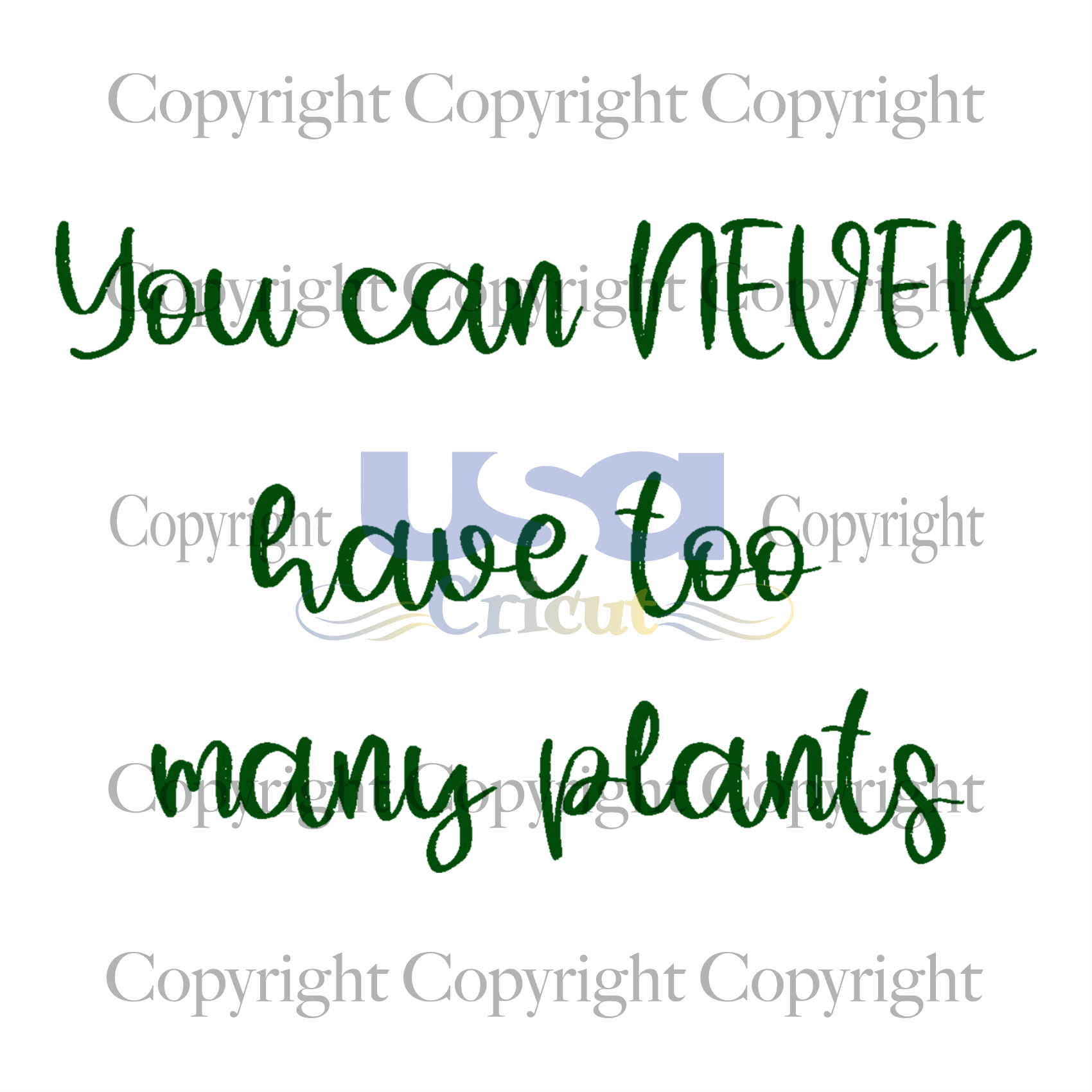 You can Never Have Too Many Plants, Trending Svg, Plant Svg, Diy Crafts SVG Files For Cricut Instant Download File - USA Cricut