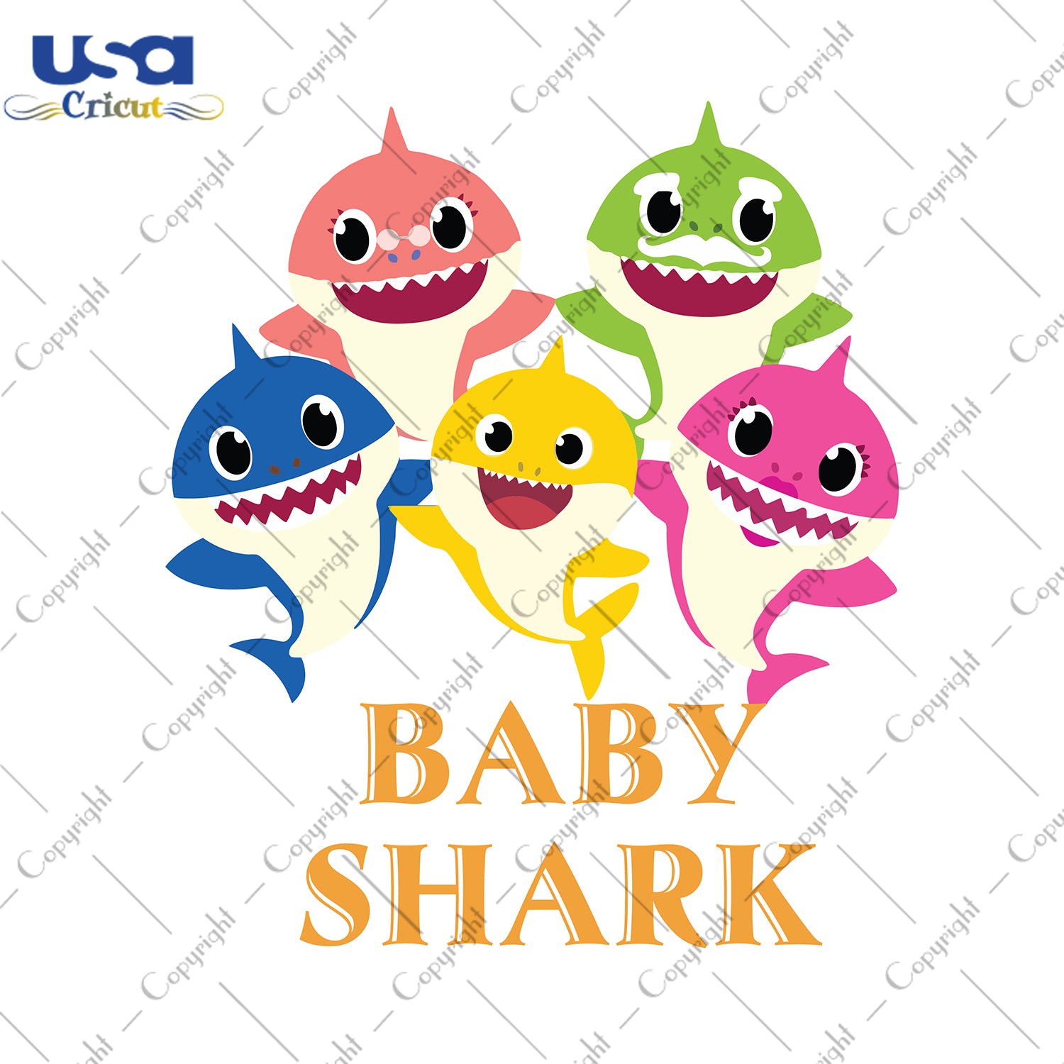 Baby Shark Svg, Trending Svg, Mommy Shark, Grandpa Shark, Diy Crafts SVG Files For Cricut, Silhouette Sublimation Files Shirt Design Ideas  Instant Download - USA Cricut