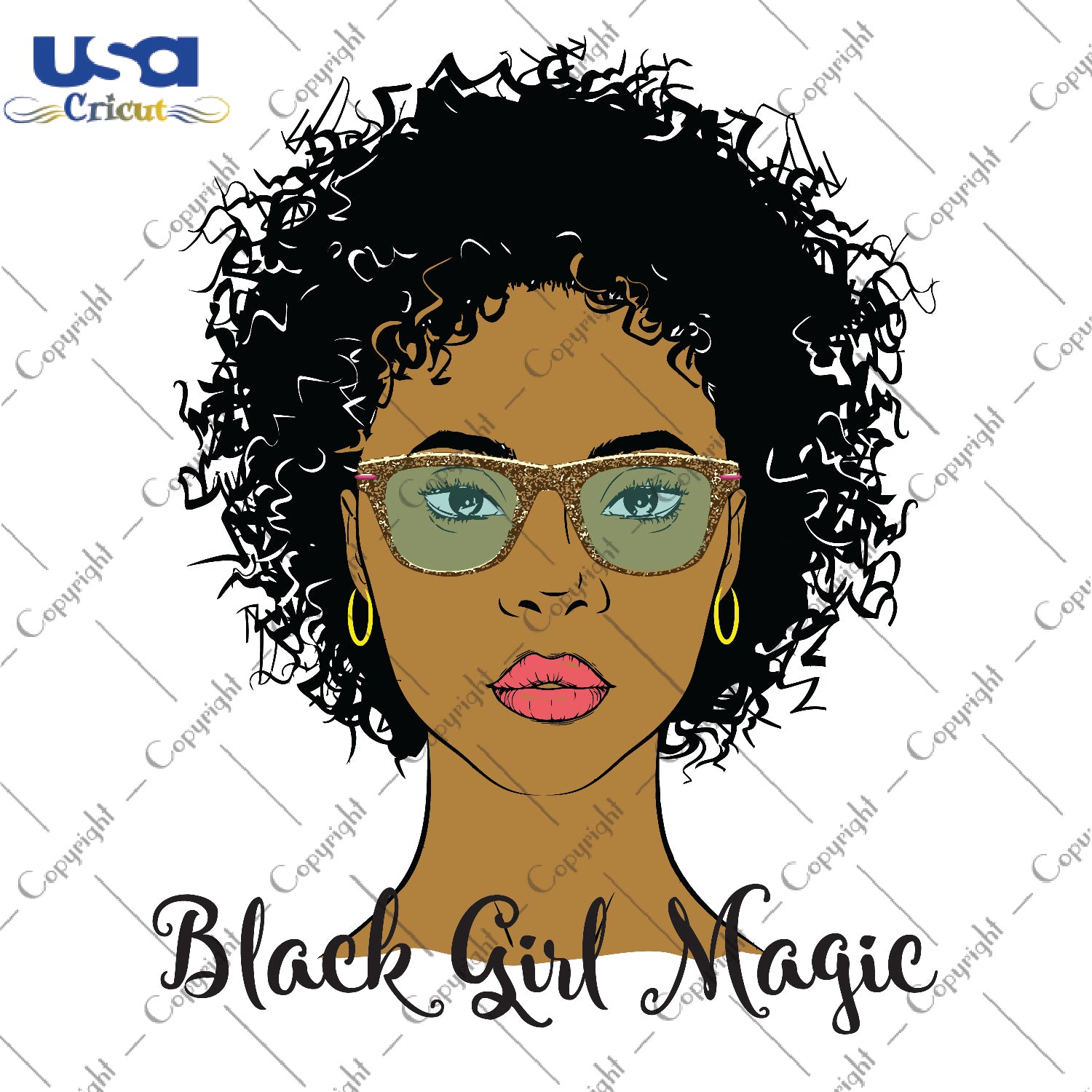 Black Girl Magic Black Girl Gifts, Shirt For Black Girl Svg File Diy Crafts Svg Files For Cricut, Silhouette Sublimation Files - USA Cricut