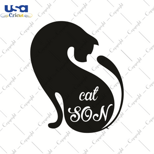 Cat Son Svg, Trending Svg, Cat Day Svg, Diy Crafts SVG Files For Cricut, Silhouette Sublimation Files Shirt Design Ideas  Instant Download - USA Cricut