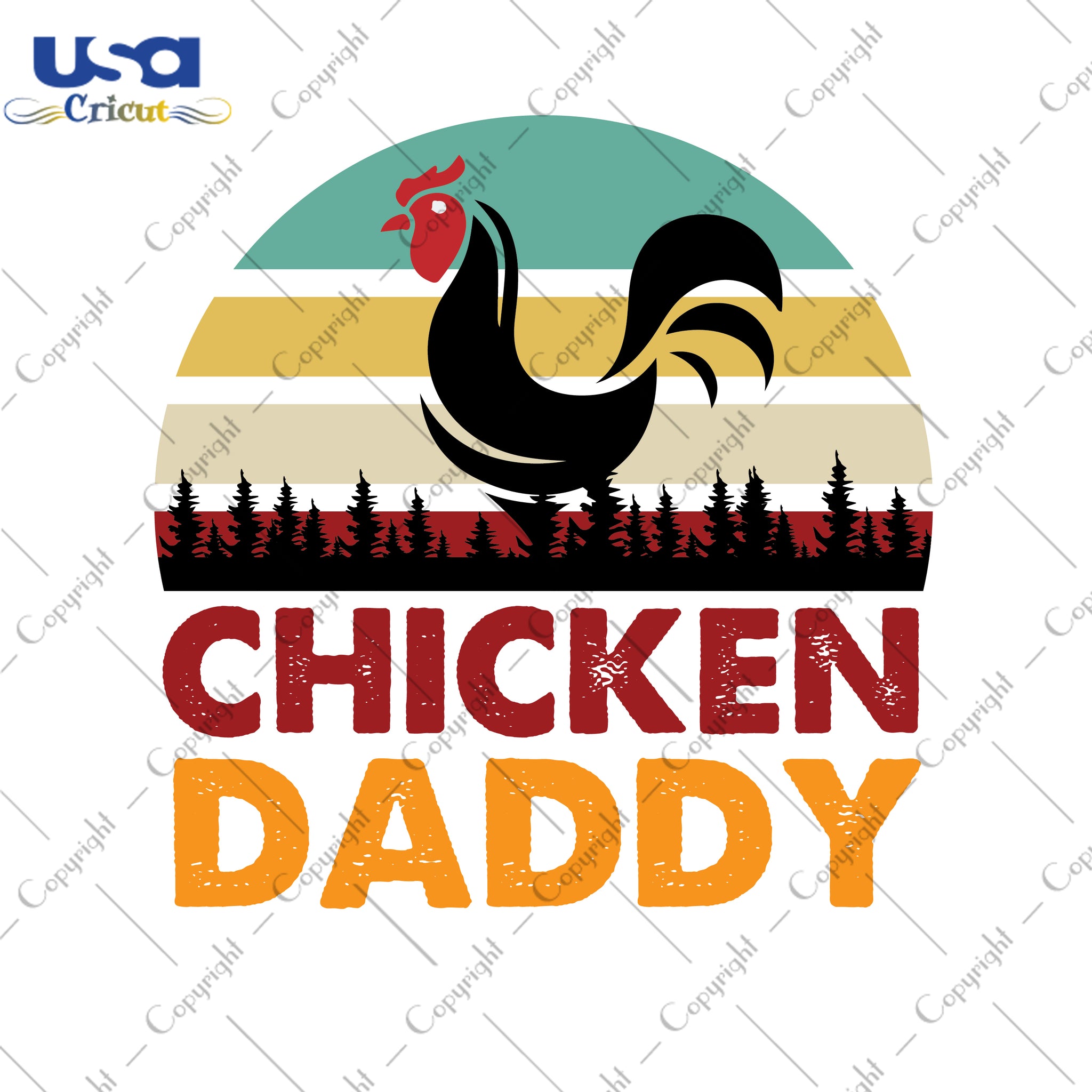 Chicken Daddy Svg, Father's Day Svg, Diy Crafts SVG Files For Cricut Instant Download File - USA Cricut