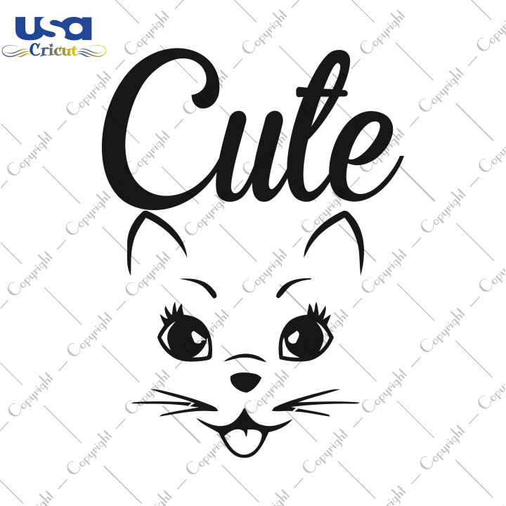 Cute Cat Svg, Trending Svg, Cat Day Svg, Diy Crafts SVG Files For Cricut, Silhouette Sublimation Files Shirt Design Ideas  Instant Download - USA Cricut