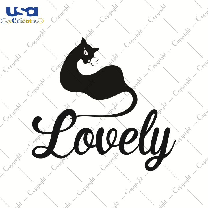 Lovely Cat Svg, Trending Svg, Cat Day Svg, Diy Crafts SVG Files For Cricut, Silhouette Sublimation Files Shirt Design Ideas  Instant Download - USA Cricut